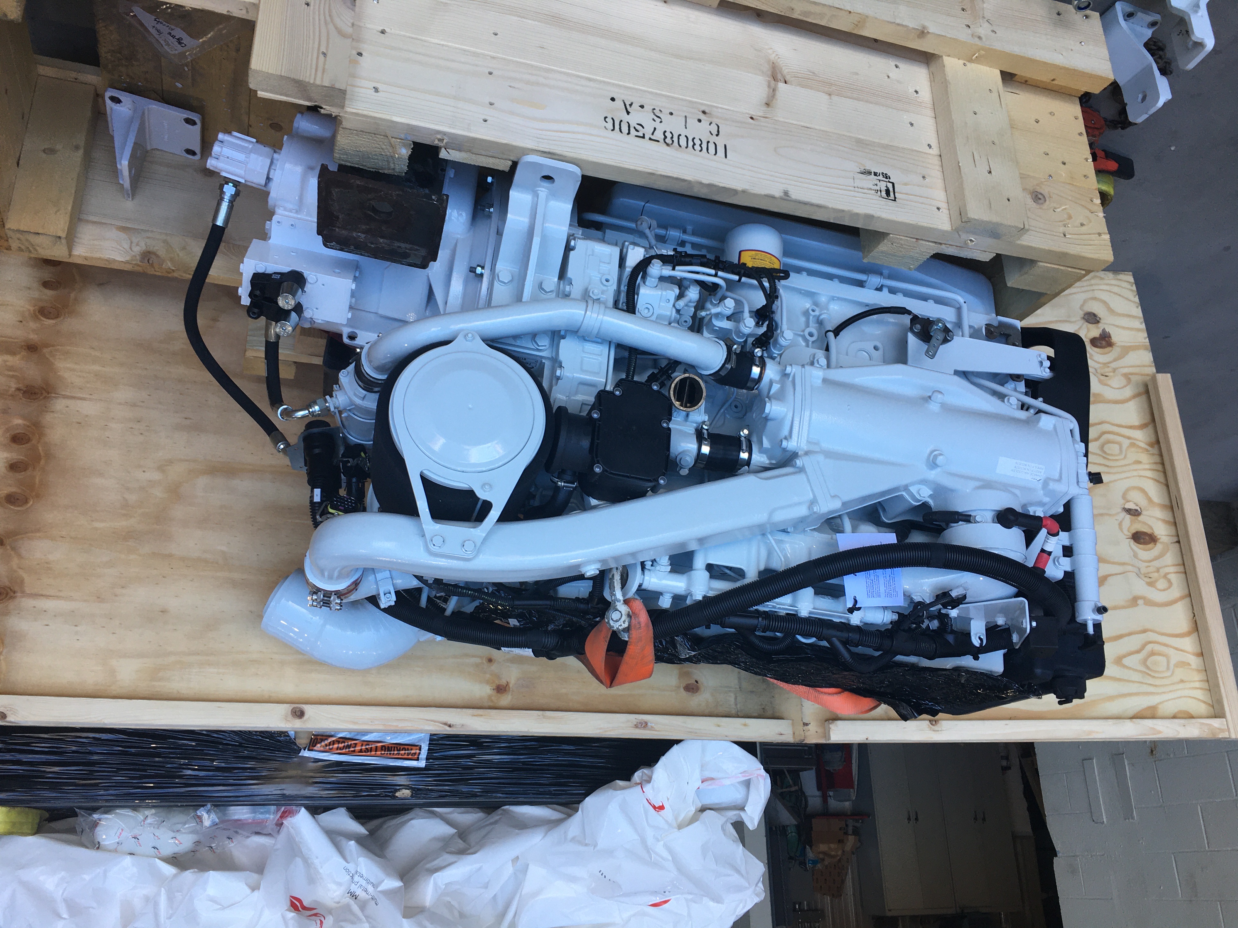 New Twin Fiat N67 450HP motors for The Impulsive charter boat