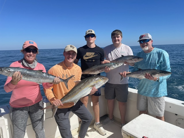 Charter fishing catch of the day